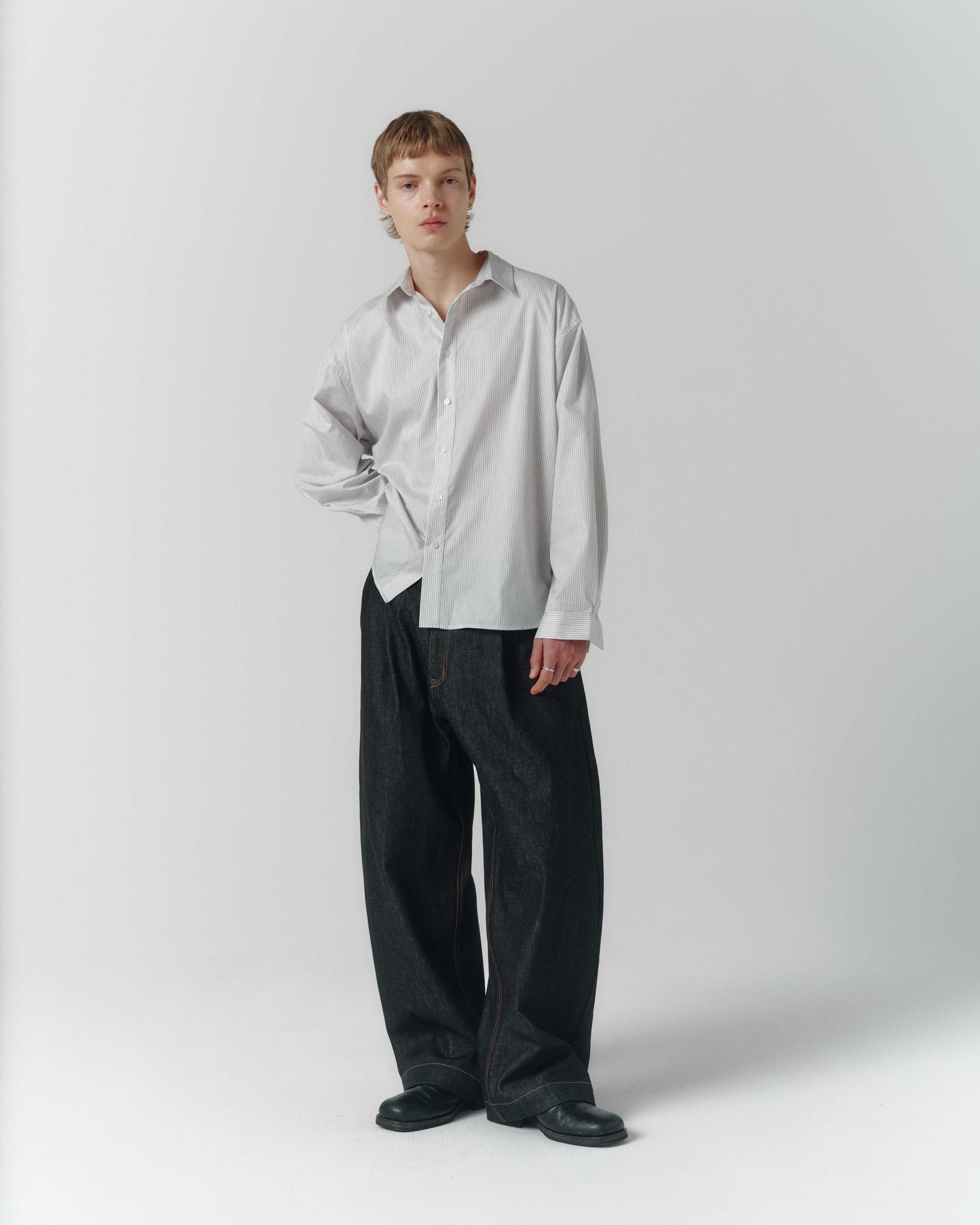Executive Shirt - Italian Stripe Twill