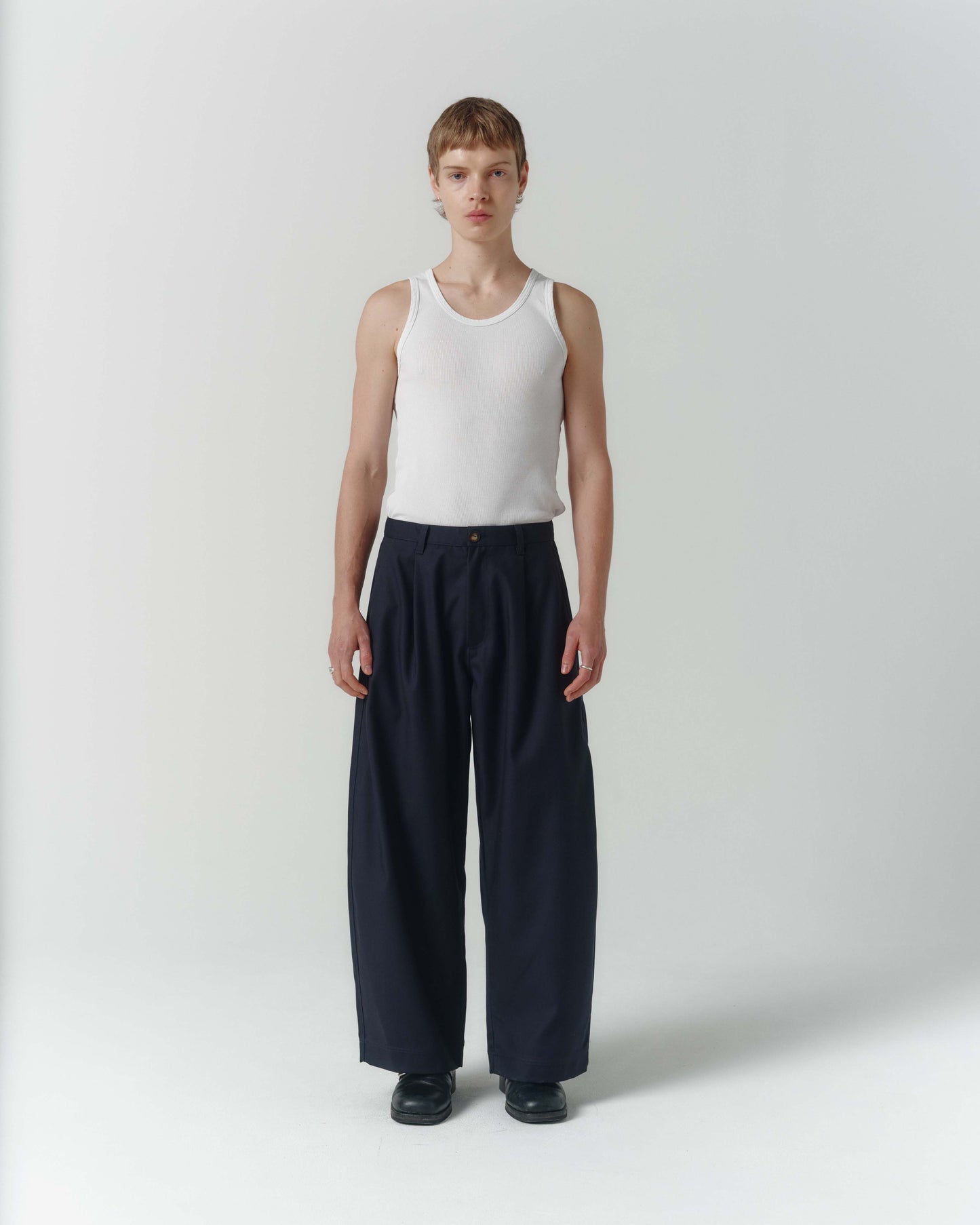 Volume Trouser - Italian Navy Twill