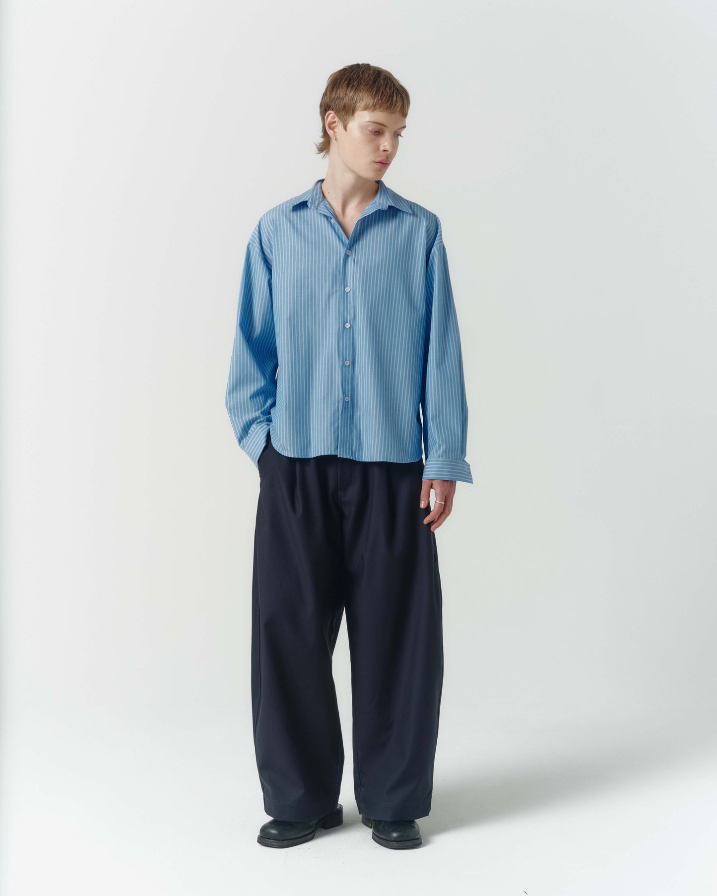 Volume Trouser - Italian Navy Twill