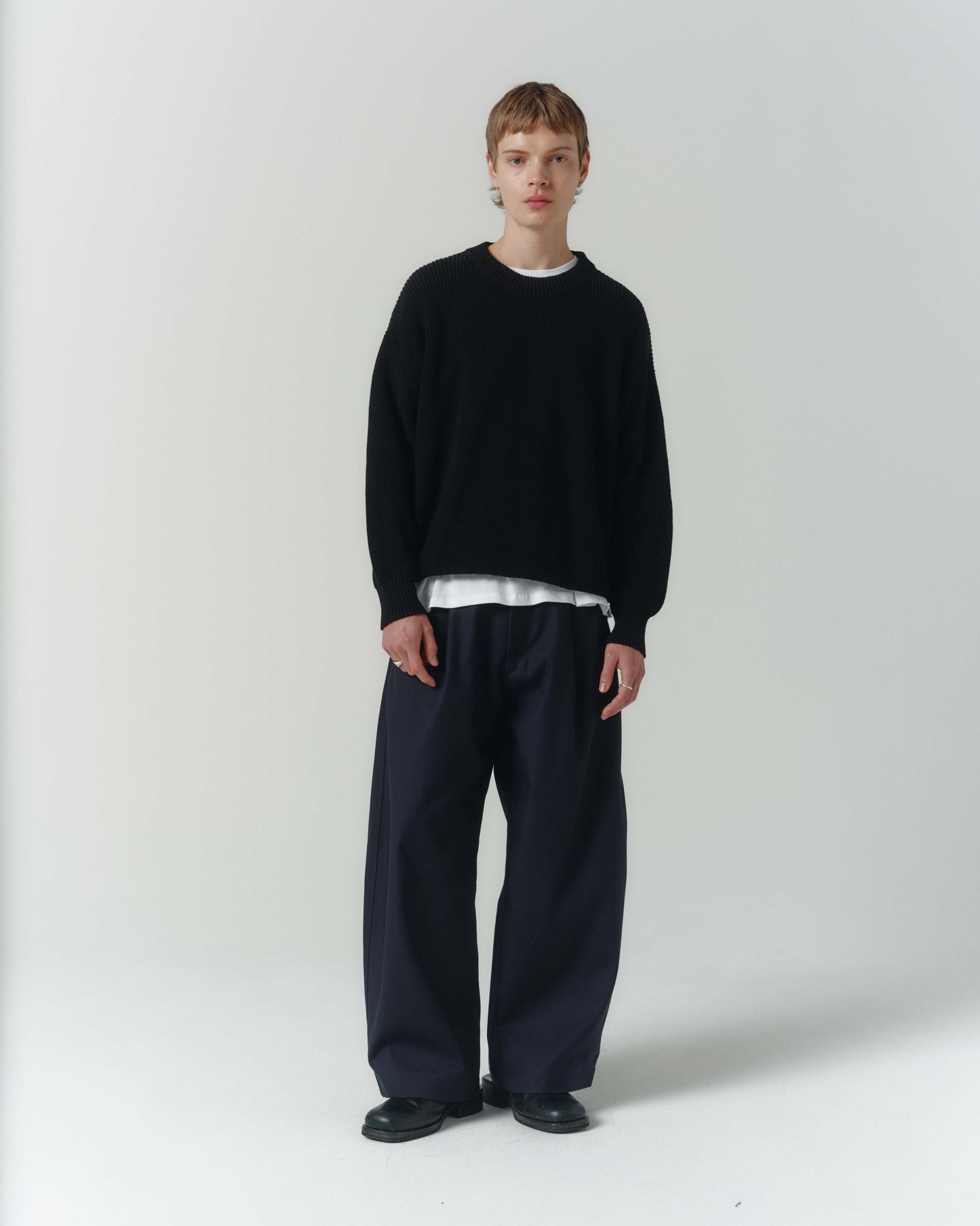 Volume Trouser - Italian Navy Twill