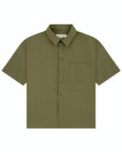 Box Poplin Shirt - Olive