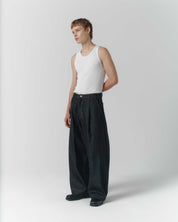 Volume Italian Denim Trouser - Ink