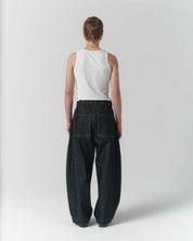 Volume Italian Denim Trouser - Ink