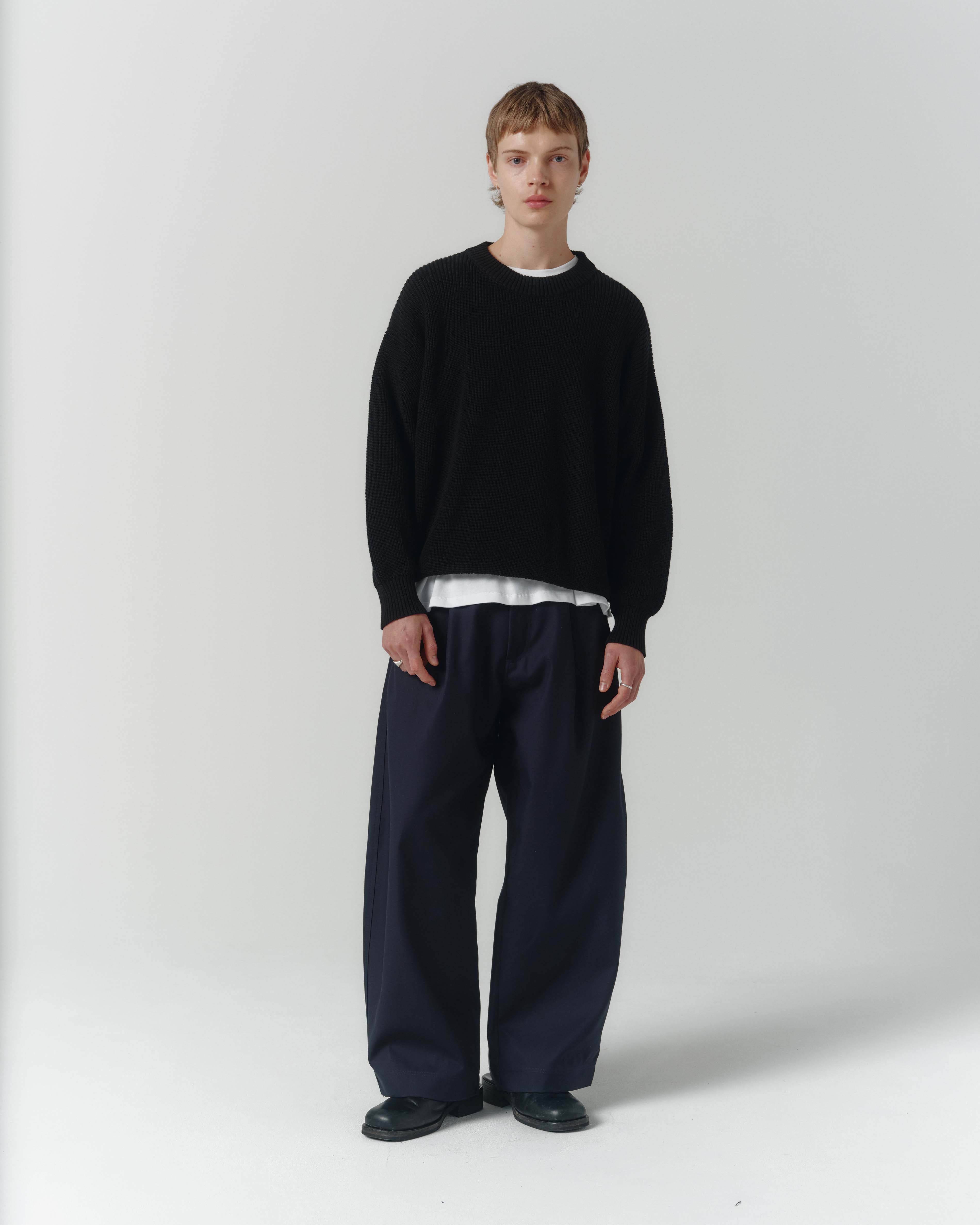 Volume Trouser - Italian Navy Twill