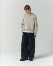 Cropped Organic Knit - Pumice