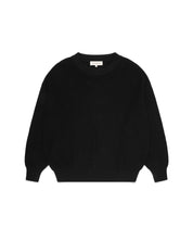 Half-Cardigan Organic Knit - Black