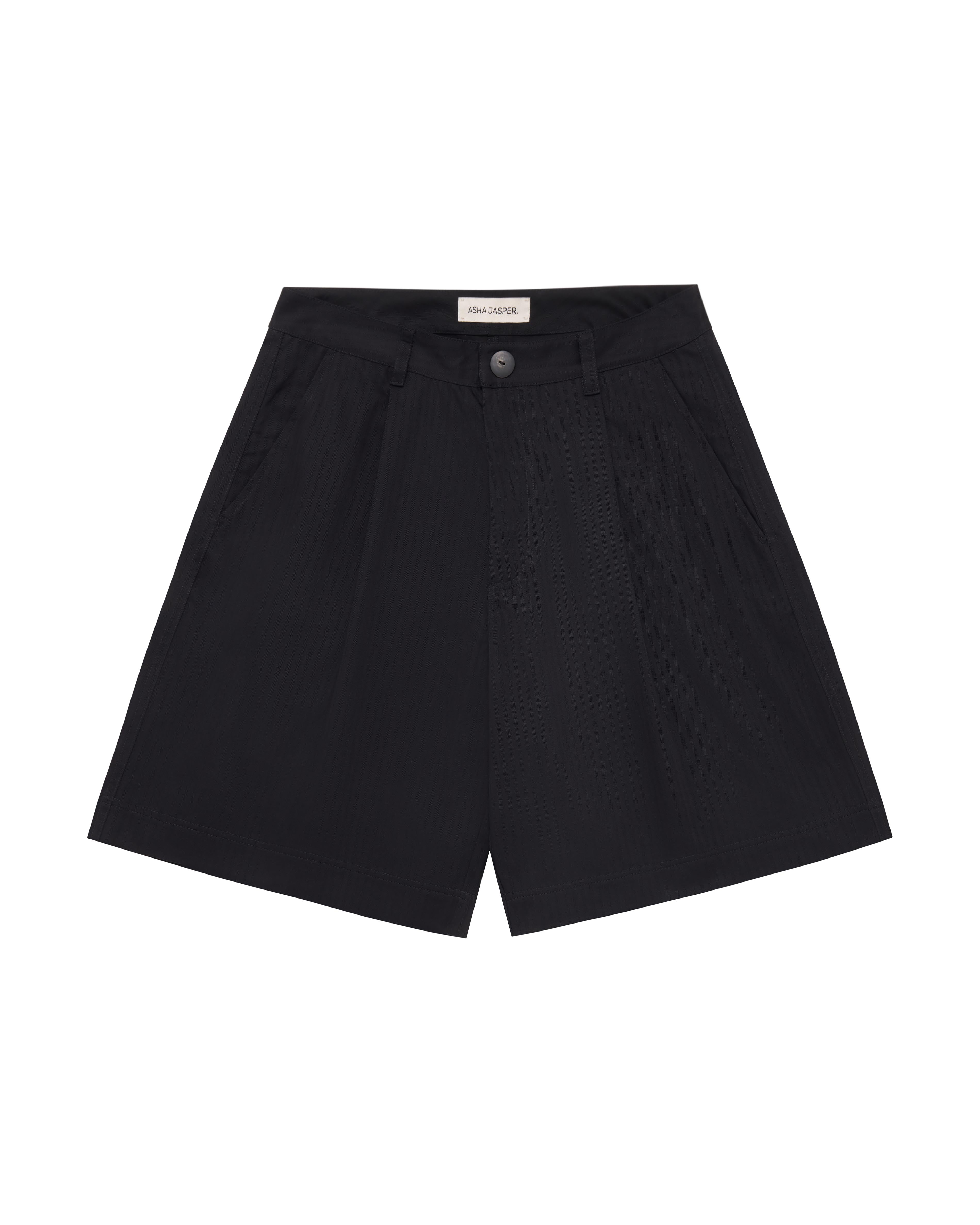 Volume Short - Black Herringbone