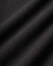 Cropped Organic Knit - Black