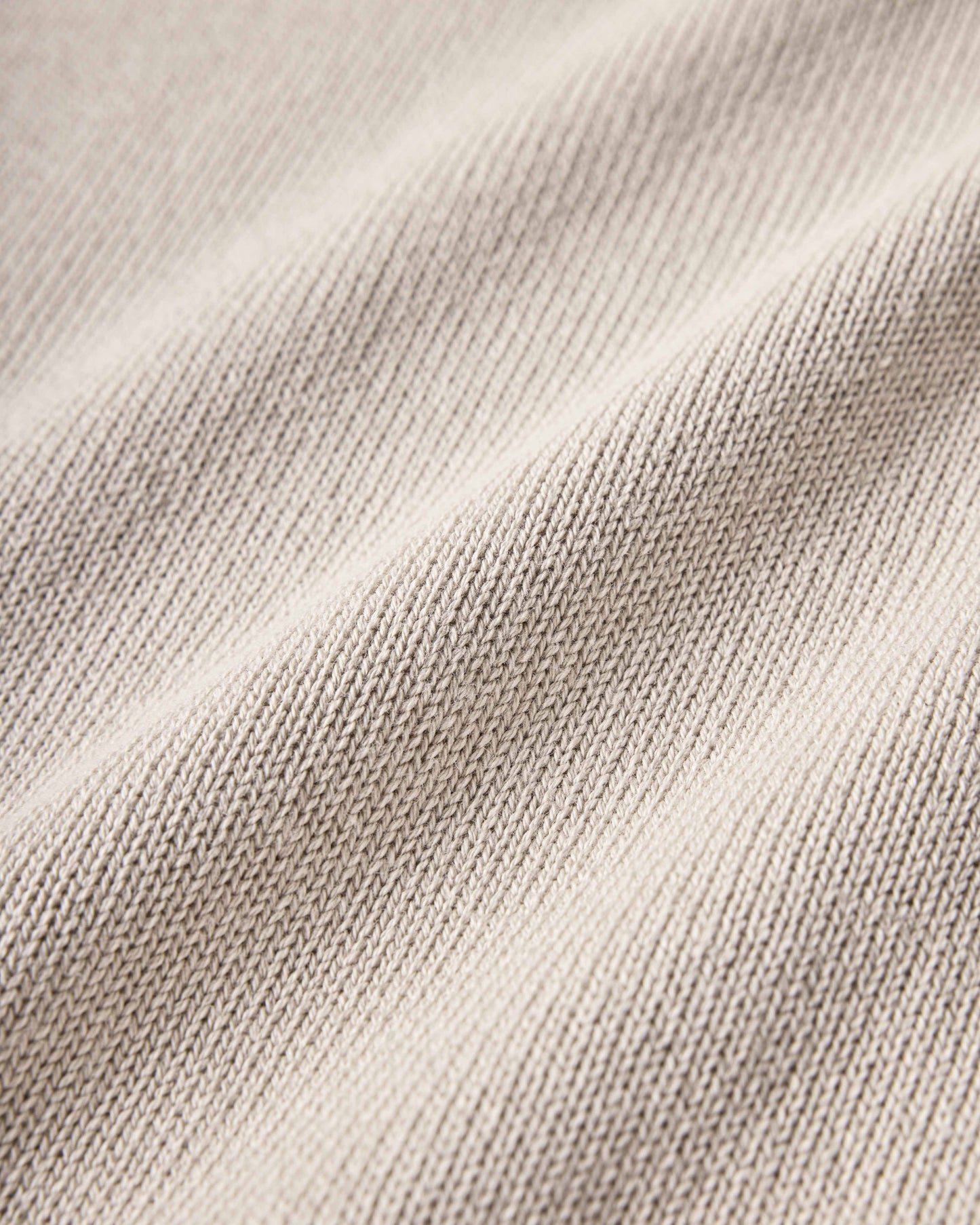 Cropped Organic Knit - Pumice
