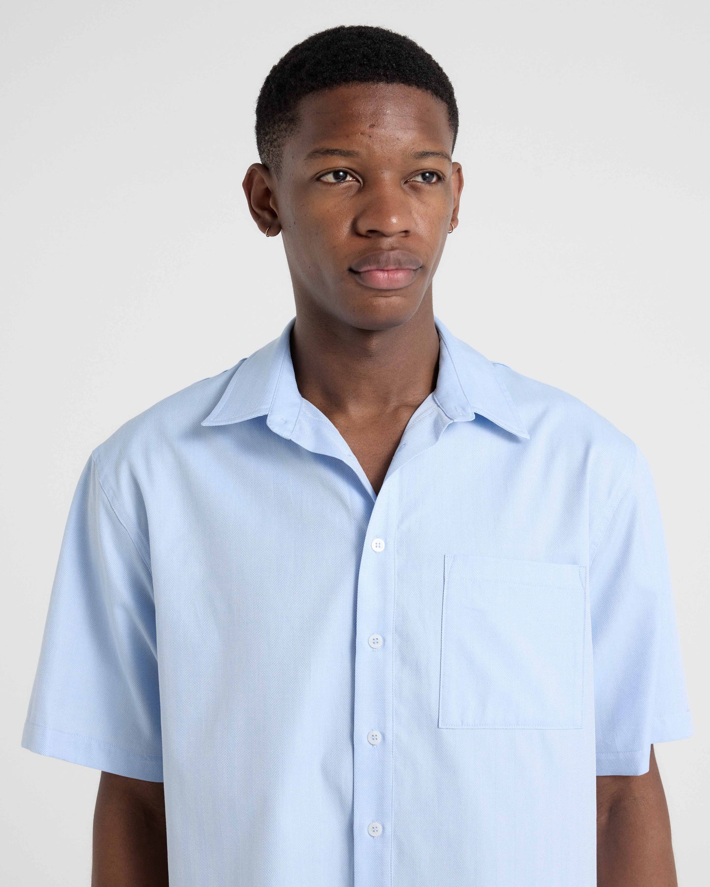 Box Herringbone Shirt
