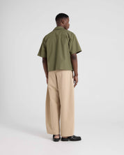 Box Poplin Shirt - Olive