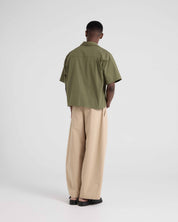 Box Poplin Shirt - Olive