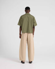 Box Poplin Shirt - Olive