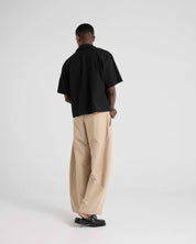 Box Poplin Shirt - Black