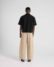 Box Poplin Shirt - Black