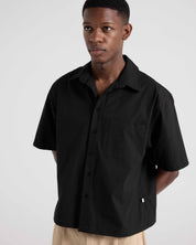 Box Poplin Shirt - Black