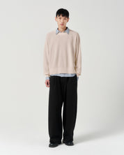 Half-Cardigan Fine Knit - Stone