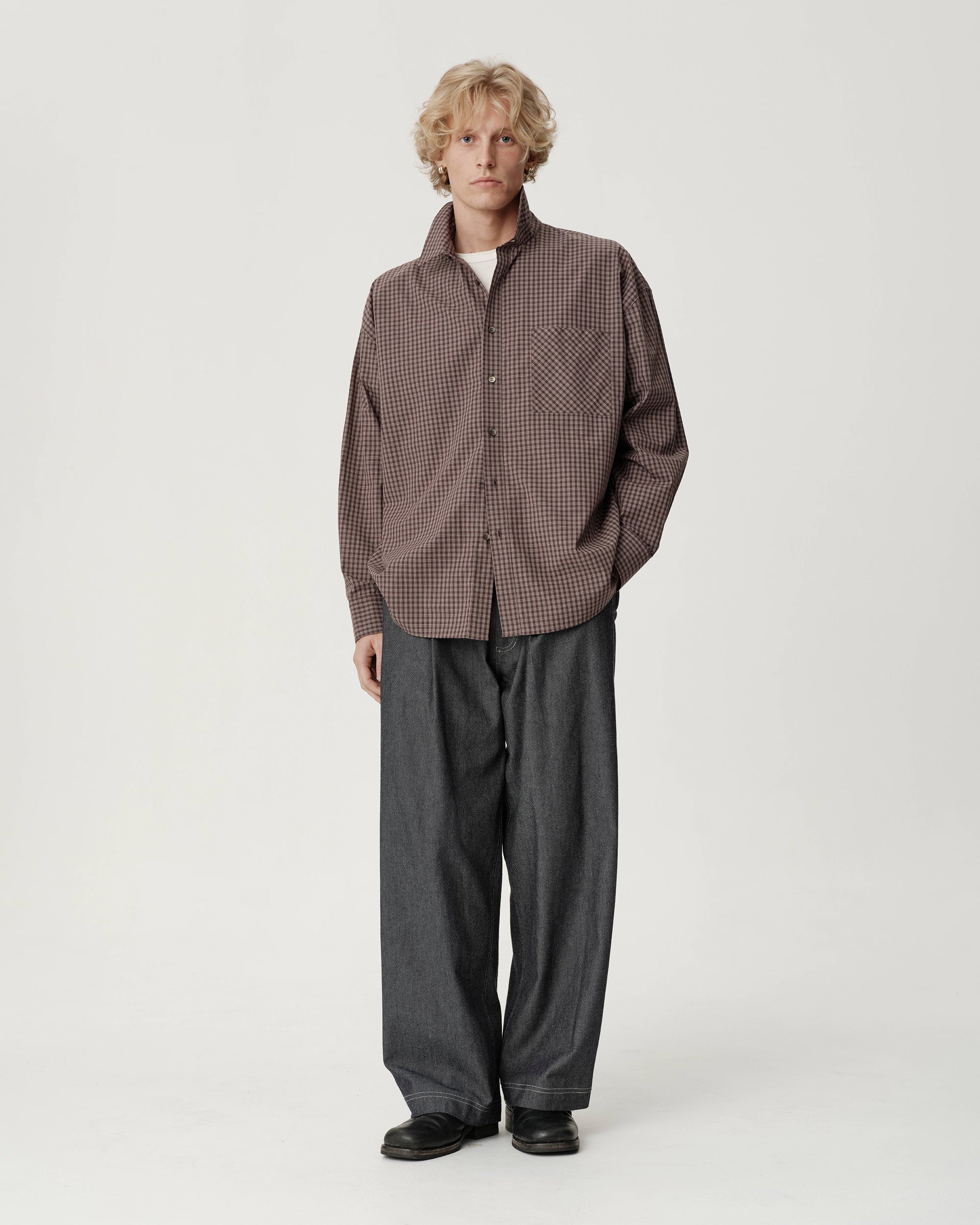 Big Shirt - Typewriter Minicheck