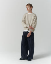 Cropped Organic Knit - Pumice