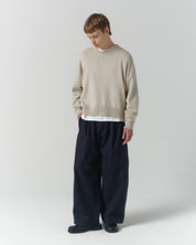 Cropped Organic Knit - Pumice