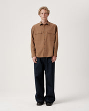 Utility Shirt - Cocoa Broadcloth