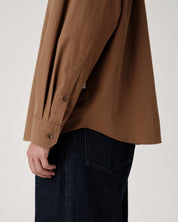 Utility Shirt - Cocoa Broadcloth