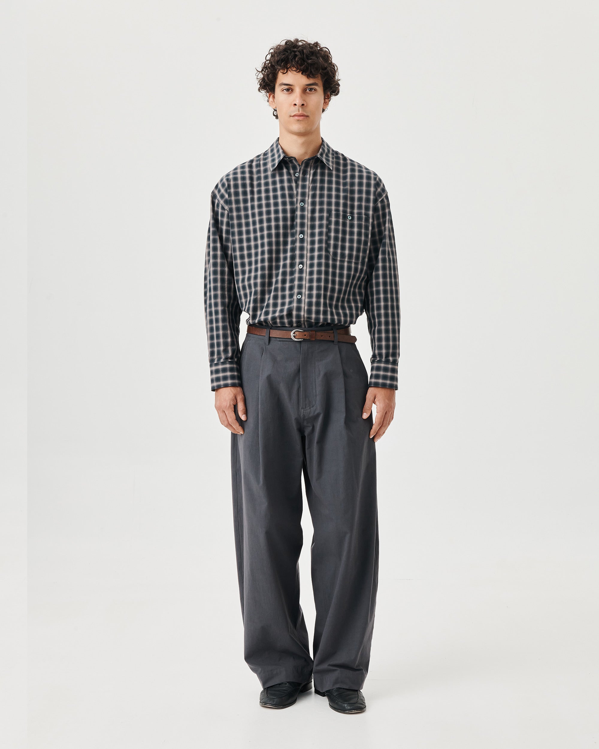 Dinner Trouser - Slate Typewriter