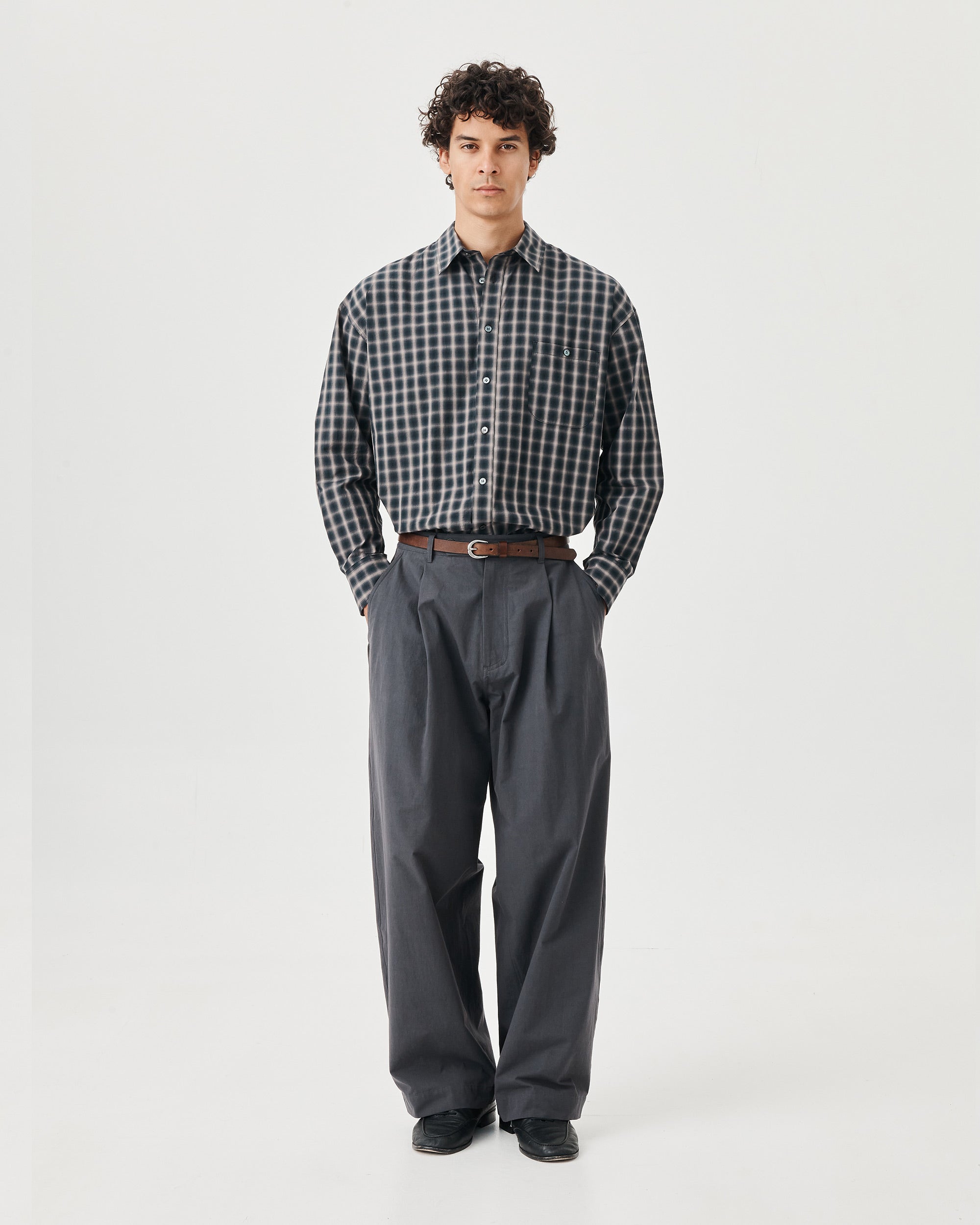 Dinner Trouser - Slate Typewriter