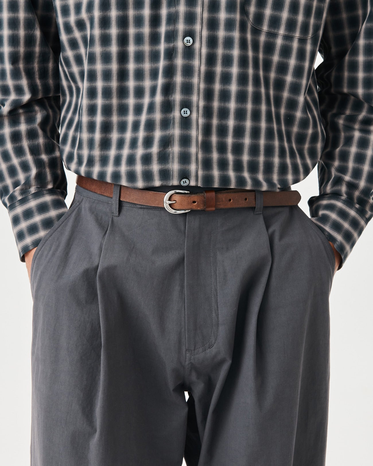 Dinner Trouser - Slate Typewriter