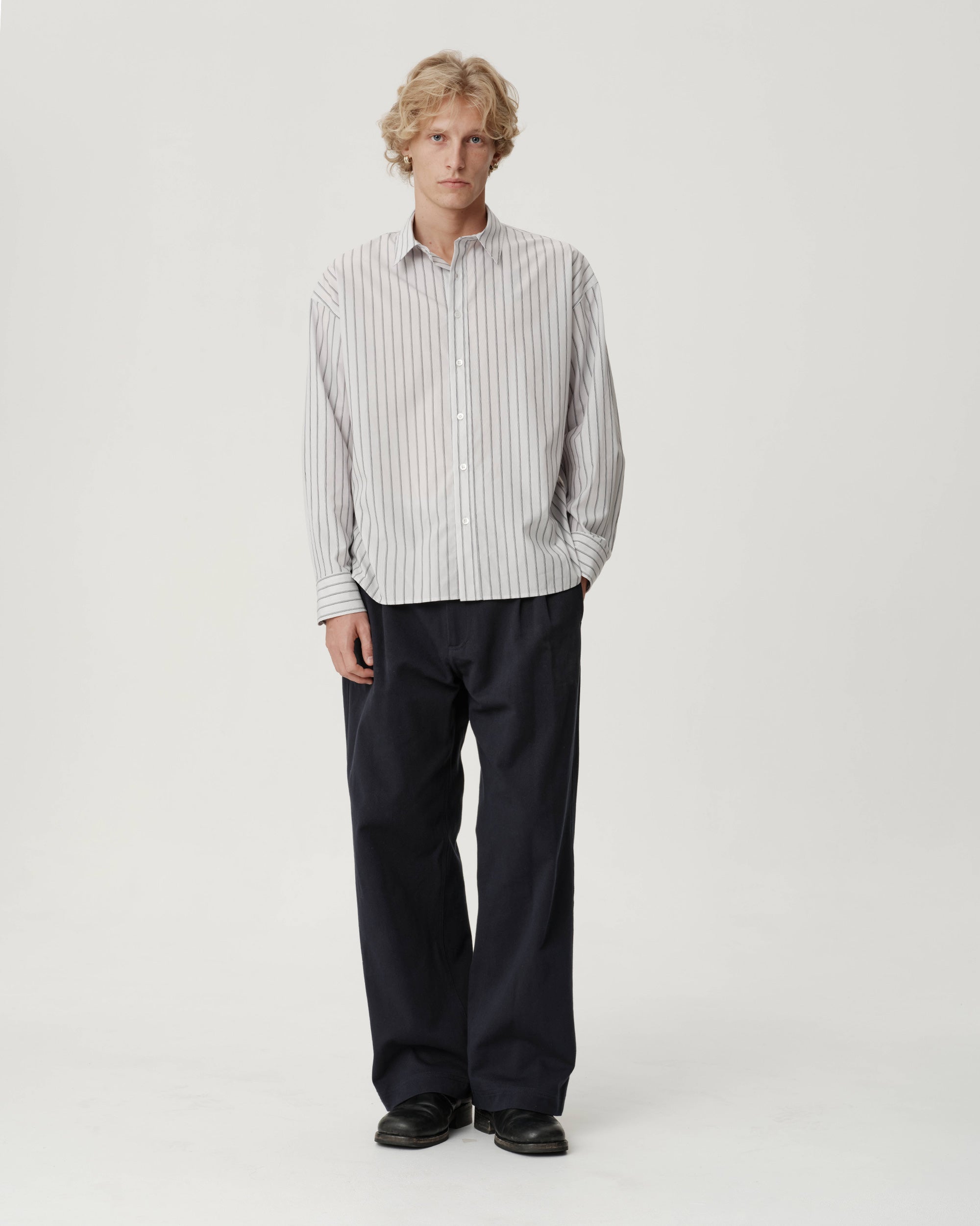 Executive Shirt - Multi Stripe Lawn