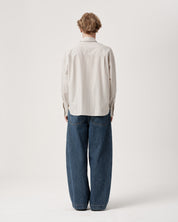 Executive Shirt - Beige Lawn Stripe