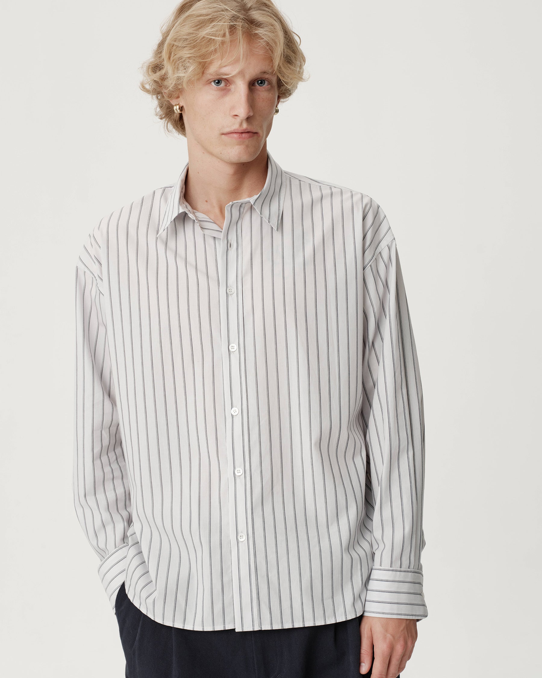 Executive Shirt - Multi Stripe Lawn