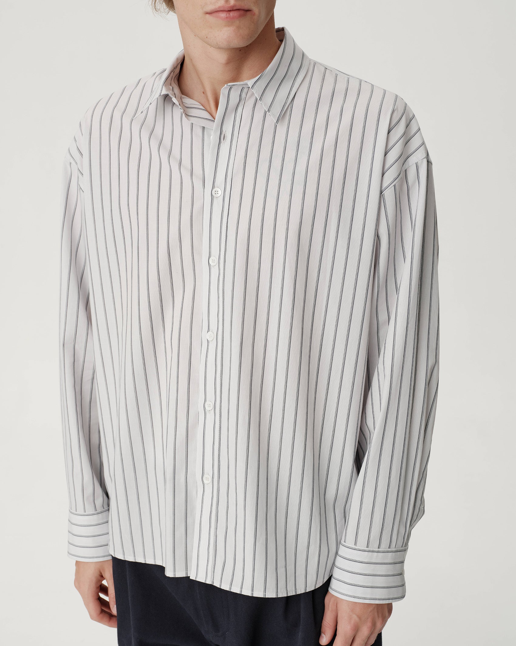 Executive Shirt - Multi Stripe Lawn