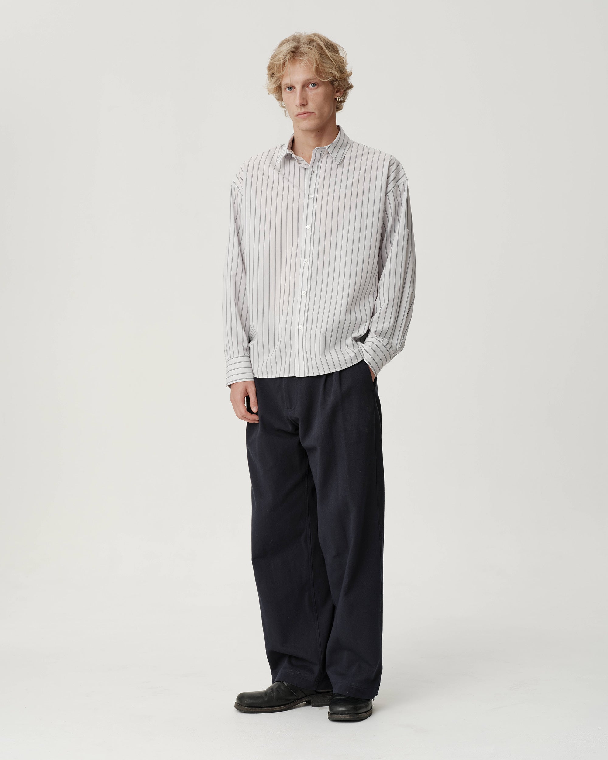 Executive Shirt - Multi Stripe Lawn