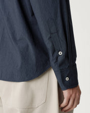 Executive Shirt - Textured Navy Broadcloth