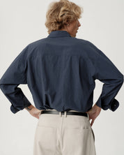 Executive Shirt - Textured Navy Broadcloth