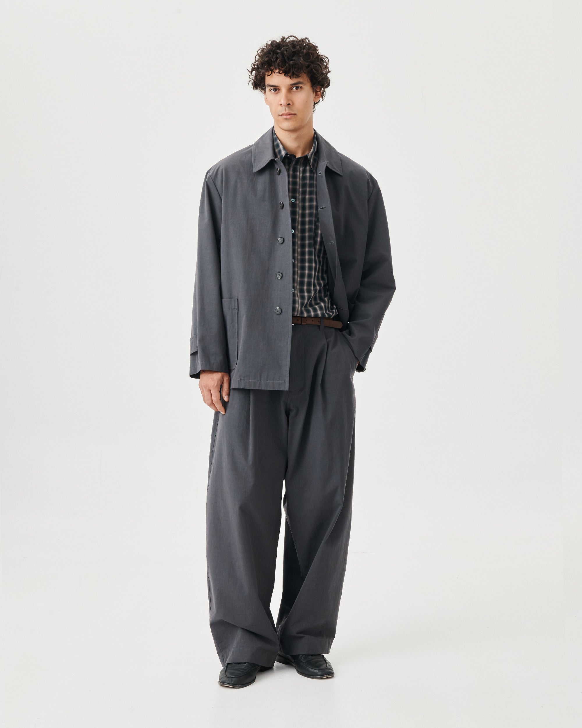 Dinner Trouser - Slate Typewriter