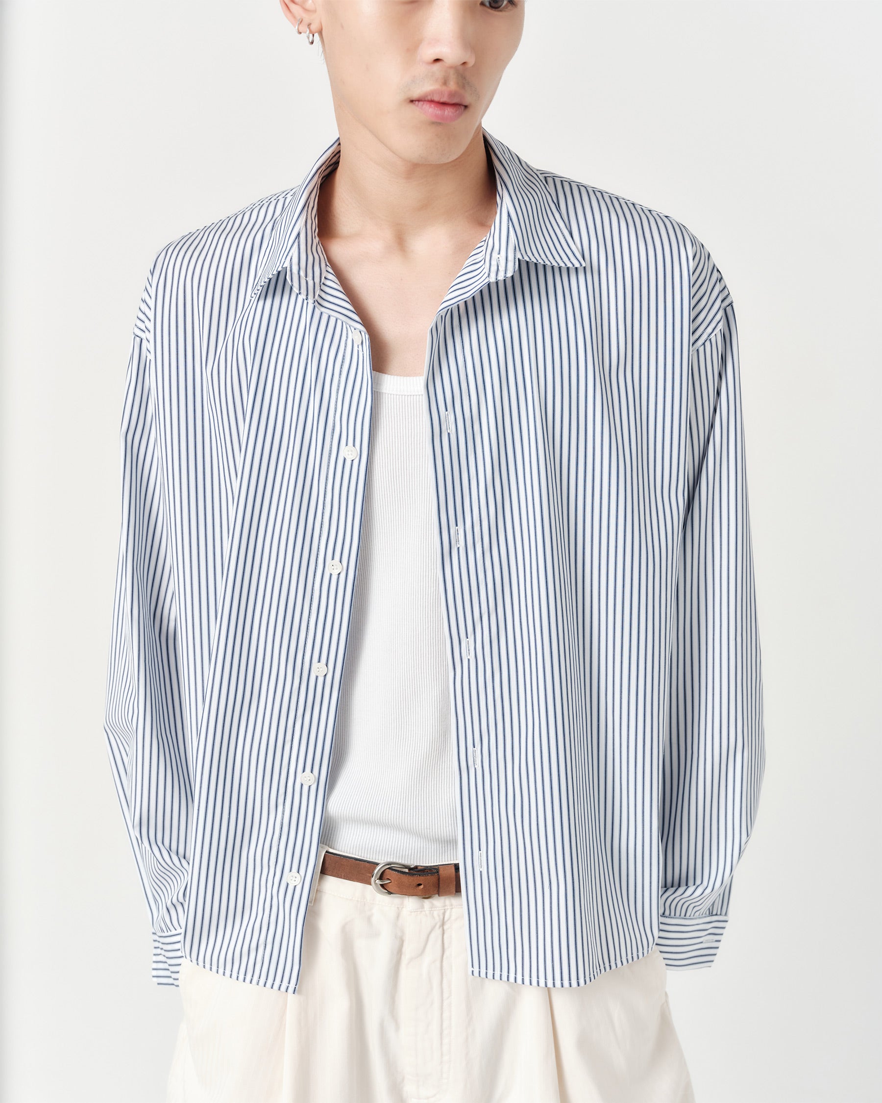 Grid Shirt - Piano Stripe