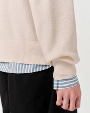 Half-Cardigan Fine Knit - Stone