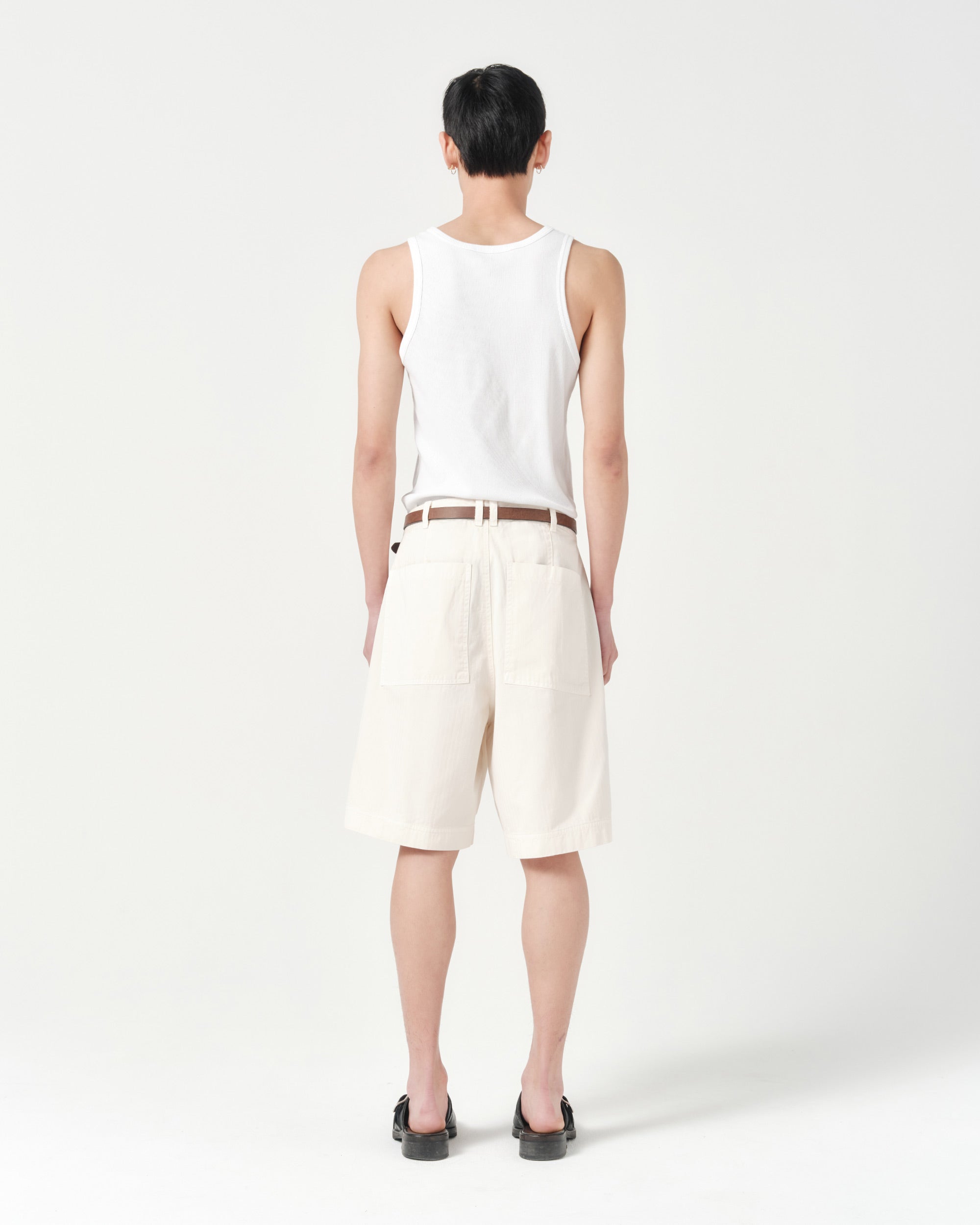 Volume Short - Natural Herringbone