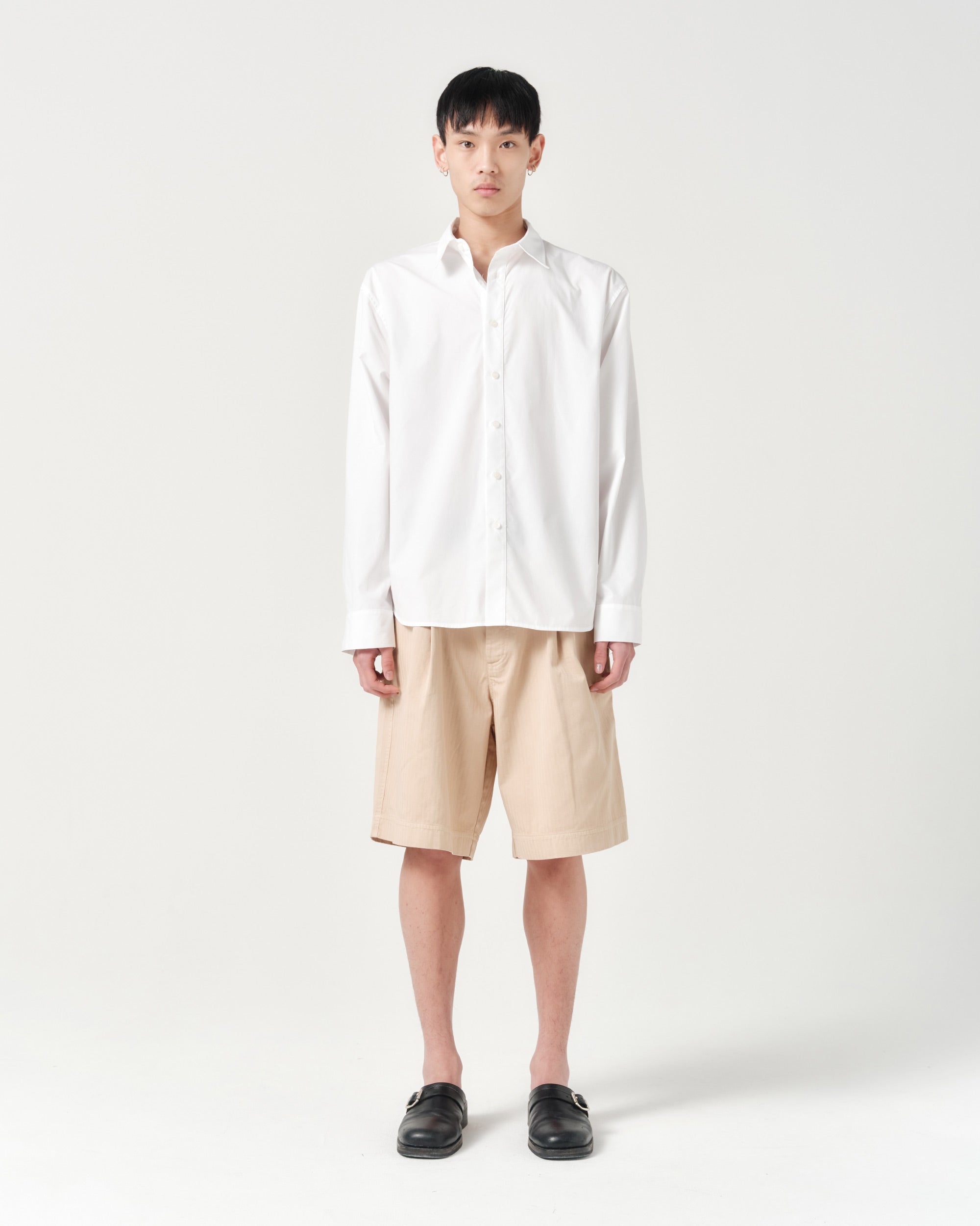 Poise Shirt - White Organic Poplin