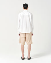 Poise Shirt - White Organic Poplin