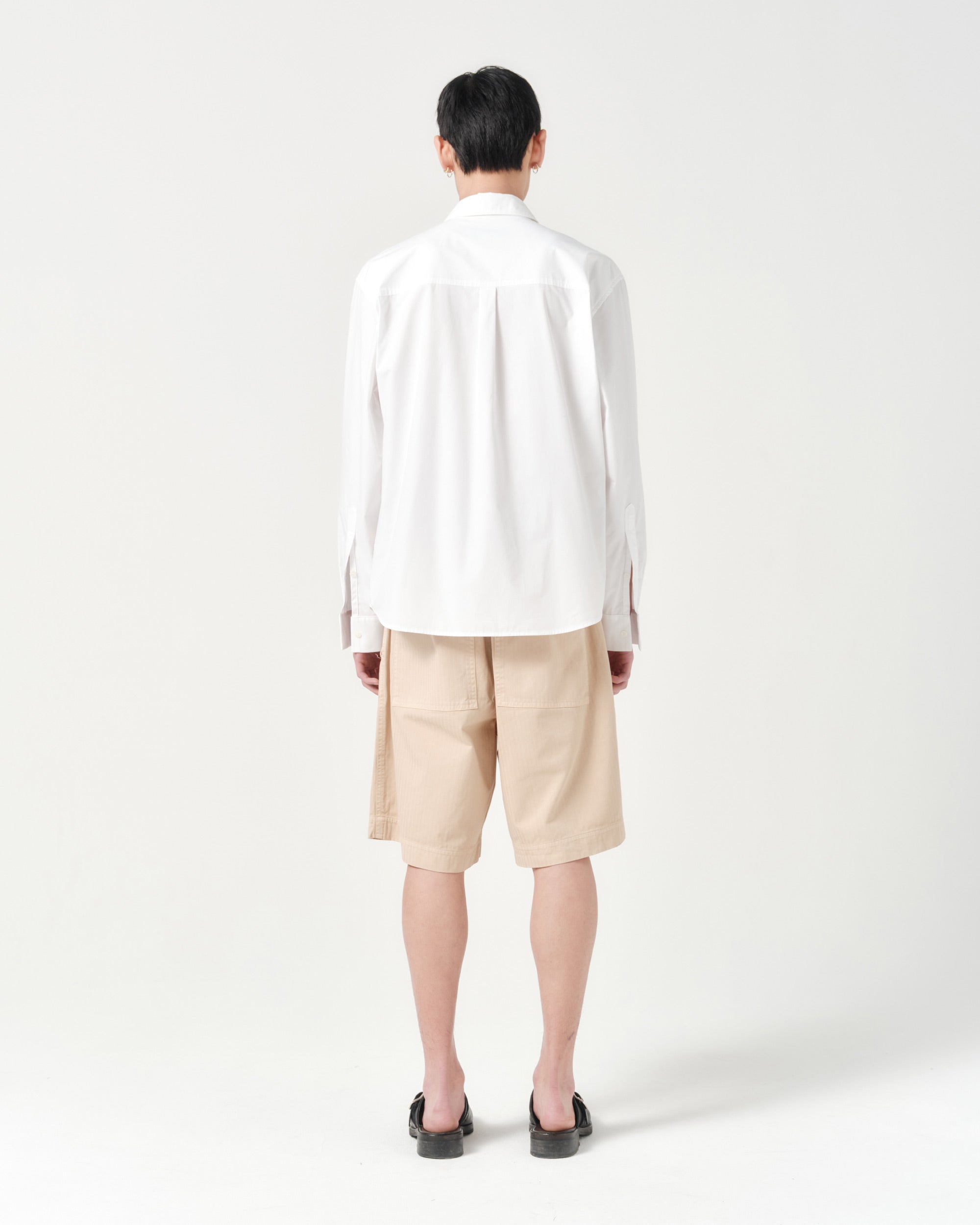 Poise Shirt - White Organic Poplin