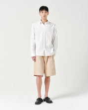 Poise Shirt - White Organic Poplin