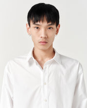 Poise Shirt - White Organic Poplin