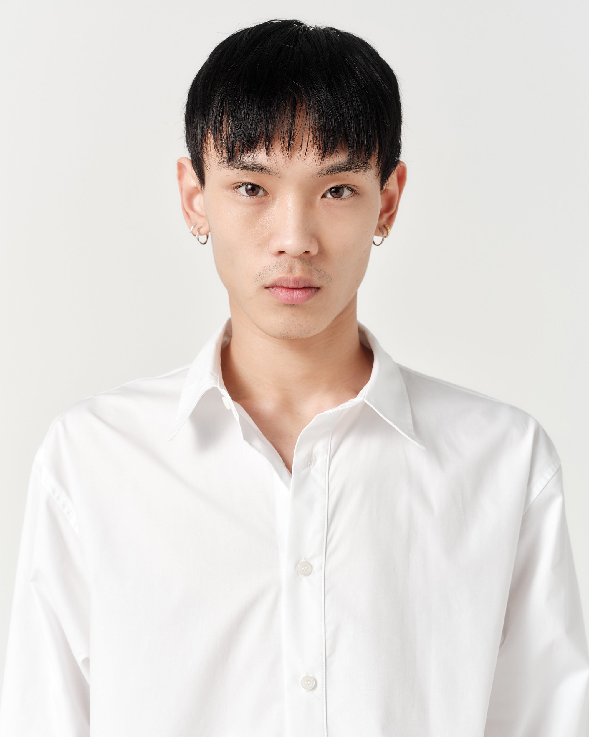 Poise Shirt - White Organic Poplin