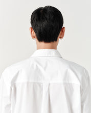 Poise Shirt - White Organic Poplin