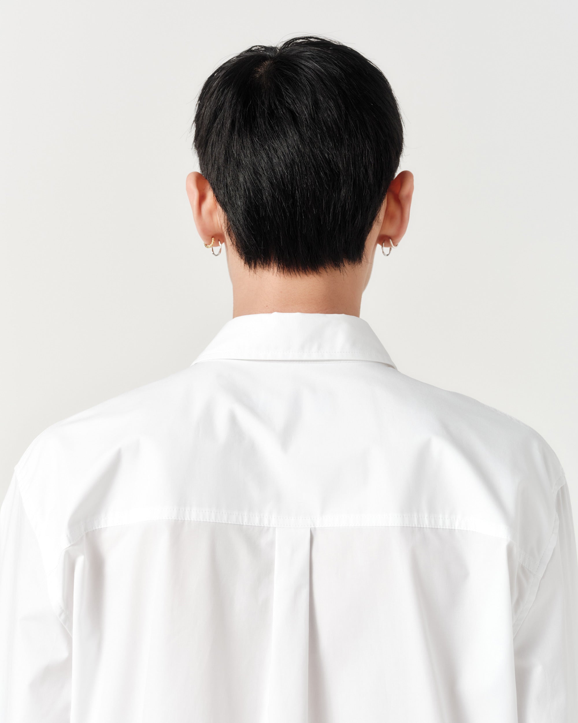 Poise Shirt - White Organic Poplin