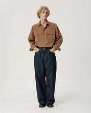 Utility Shirt - Cocoa Broadcloth