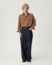 Utility Shirt - Cocoa Broadcloth